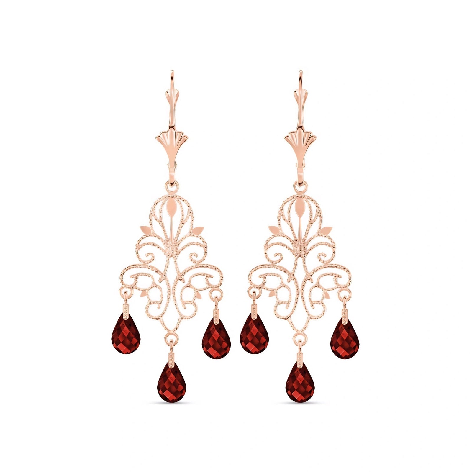Rose Gold Garnet — Mariacamilla