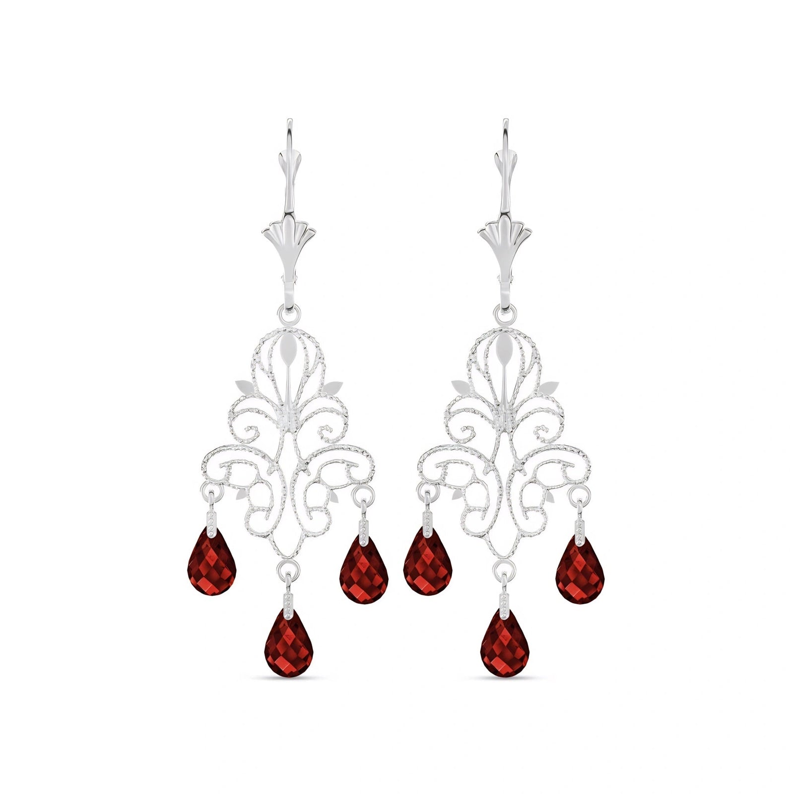 White Gold Garnet — Mariacamilla