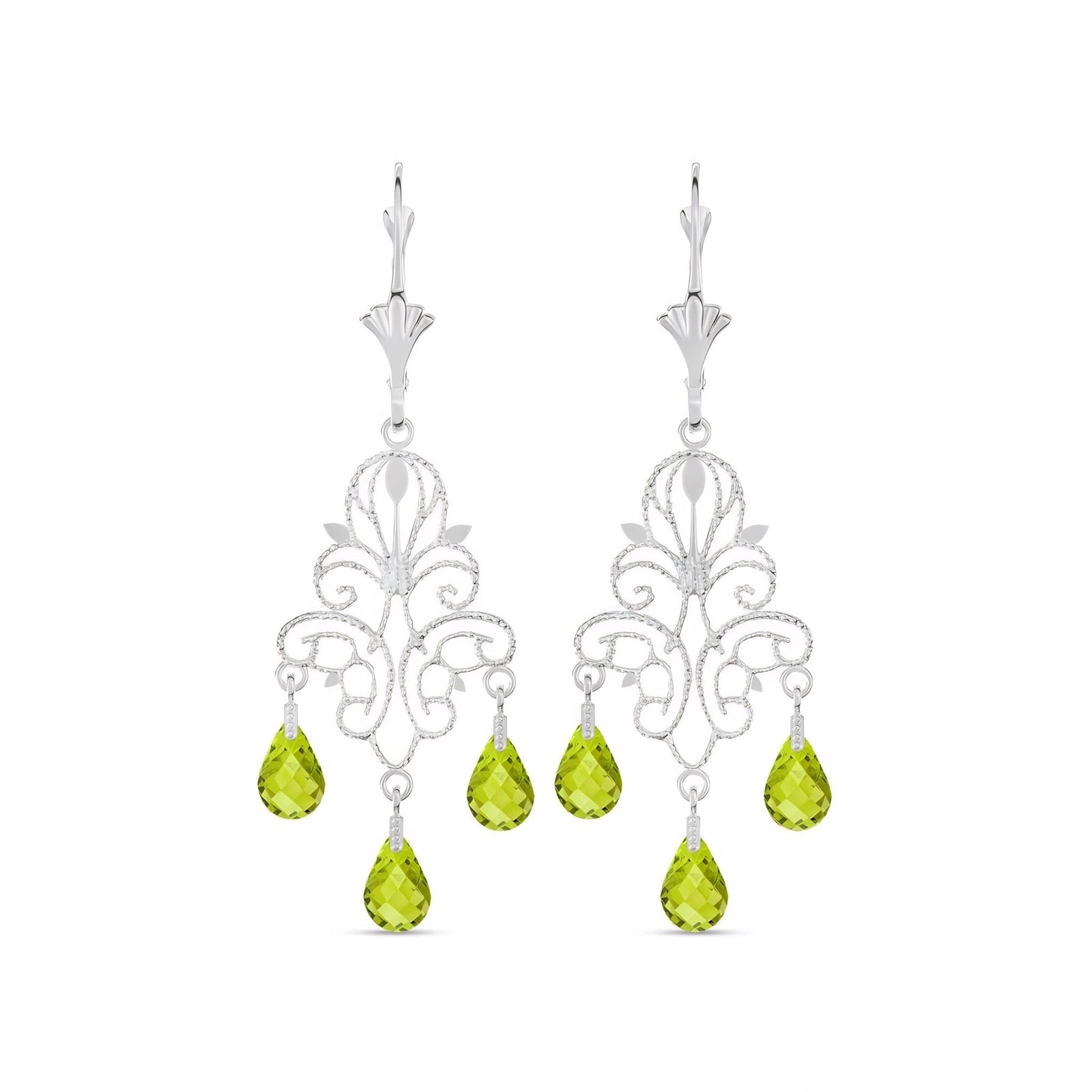 White Gold Peridot — Mariacamilla