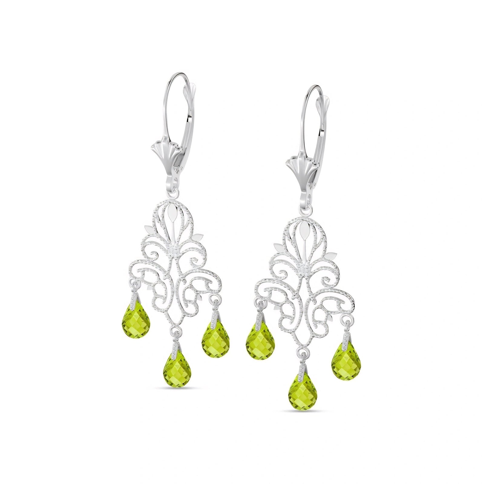 White Gold Peridot — Mariacamilla