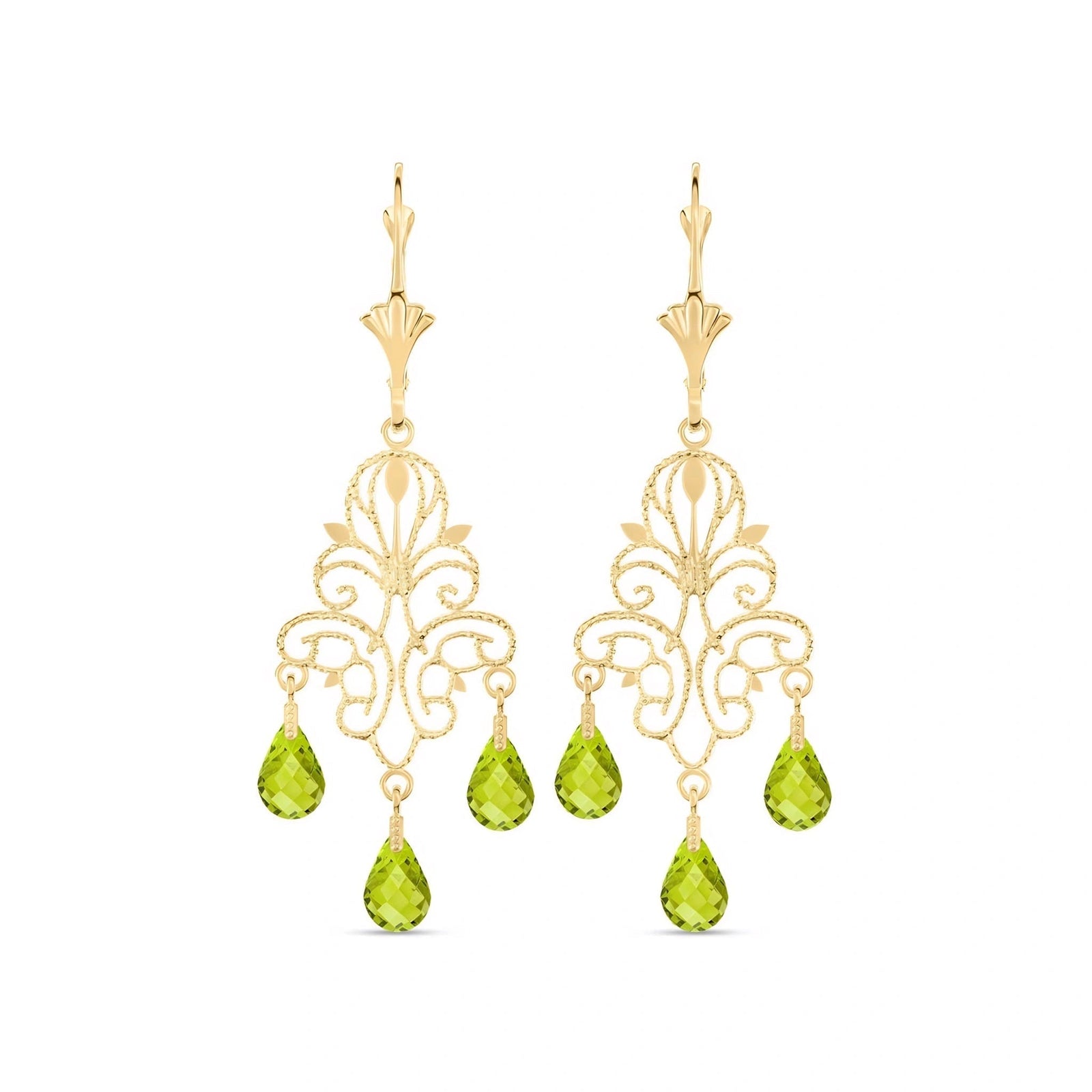 Yellow Gold Peridot — Mariacamilla