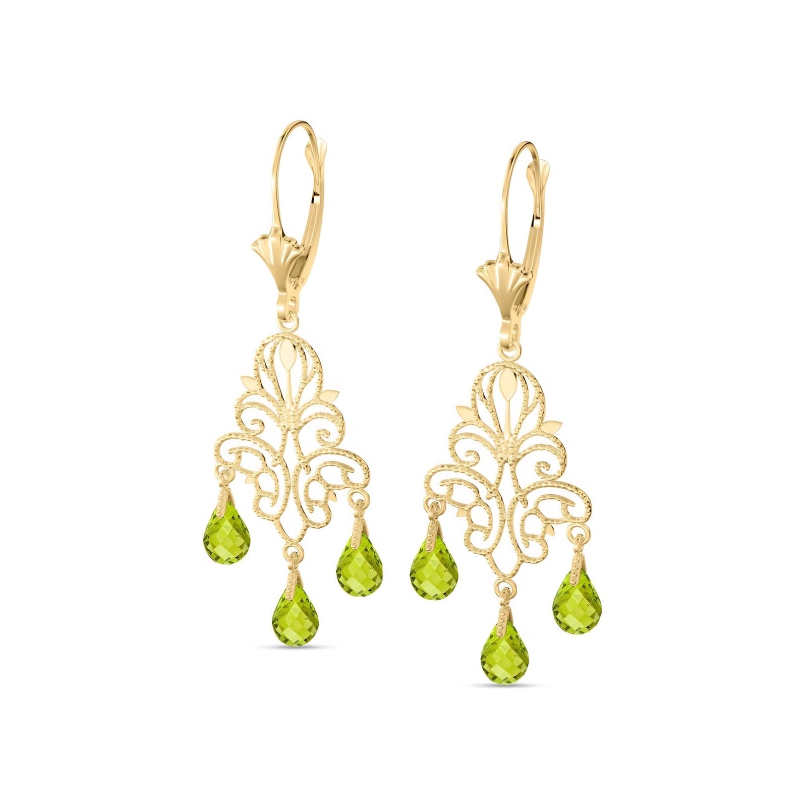 Yellow Gold Peridot — Mariacamilla