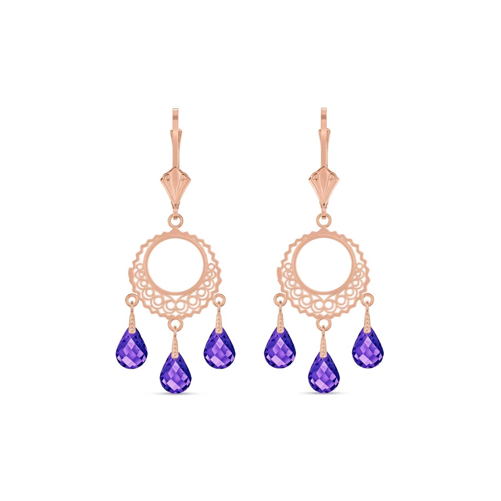 Rose Gold Amethyst — Mariacarina