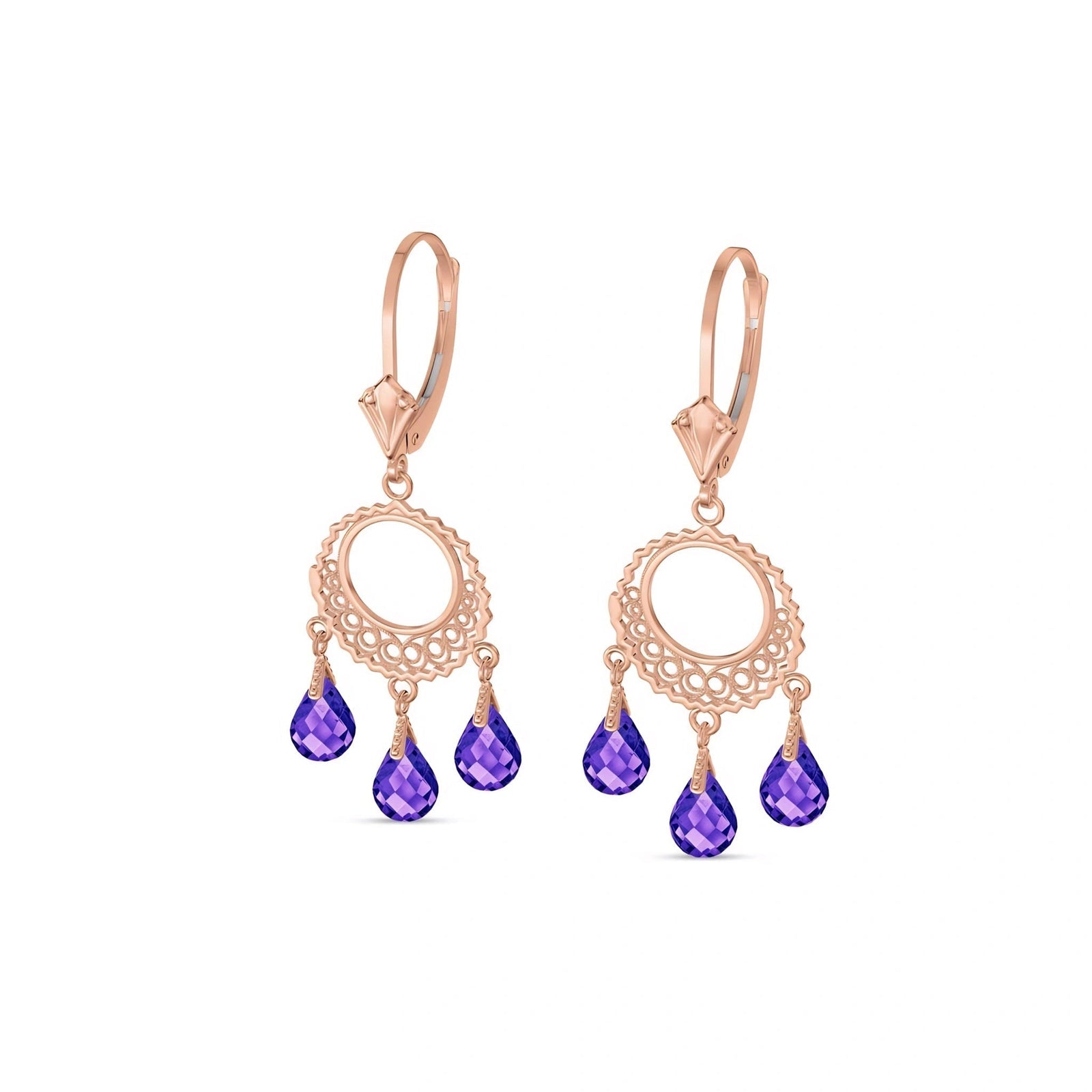 Rose Gold Amethyst — Mariacarina