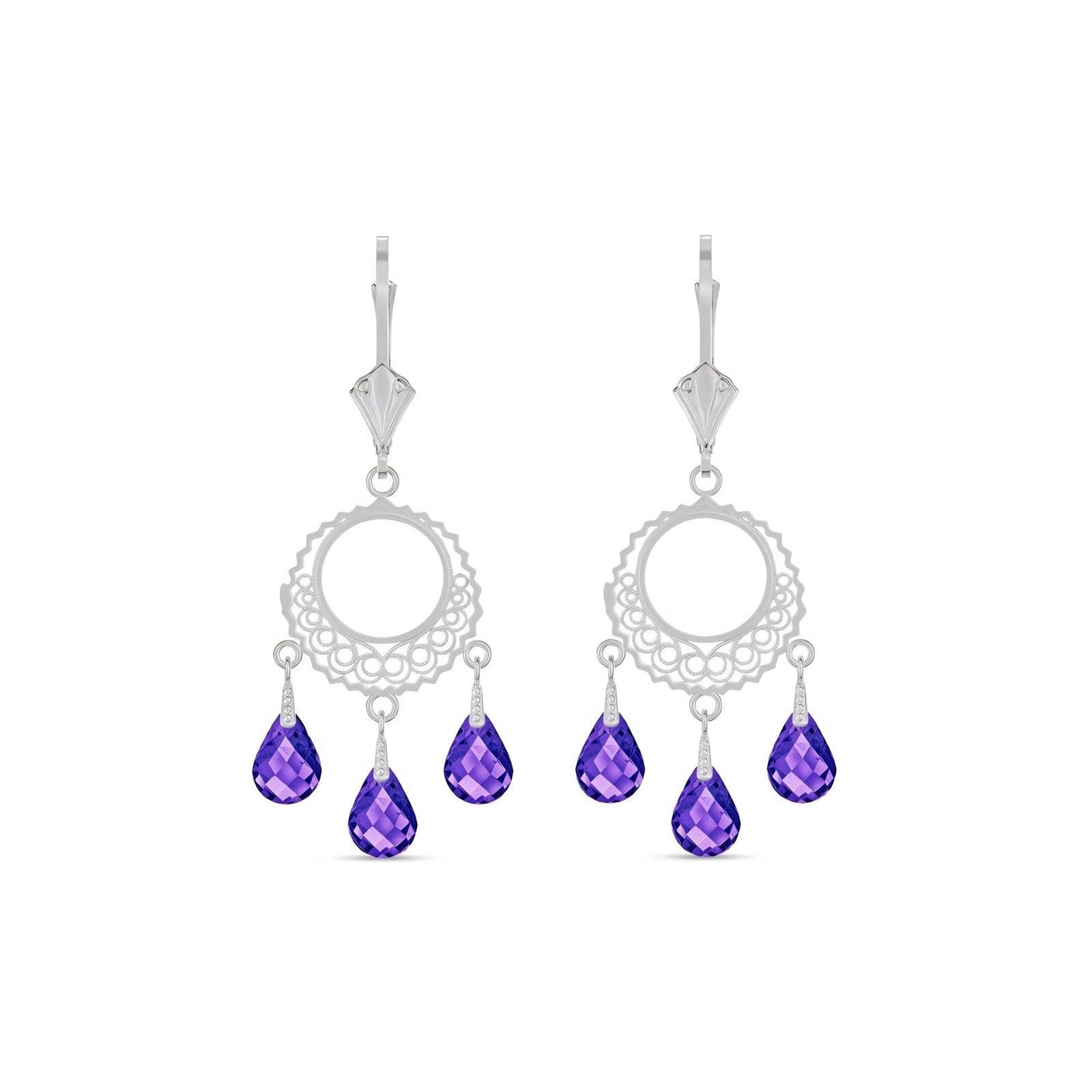 White Gold Amethyst — Mariacarina