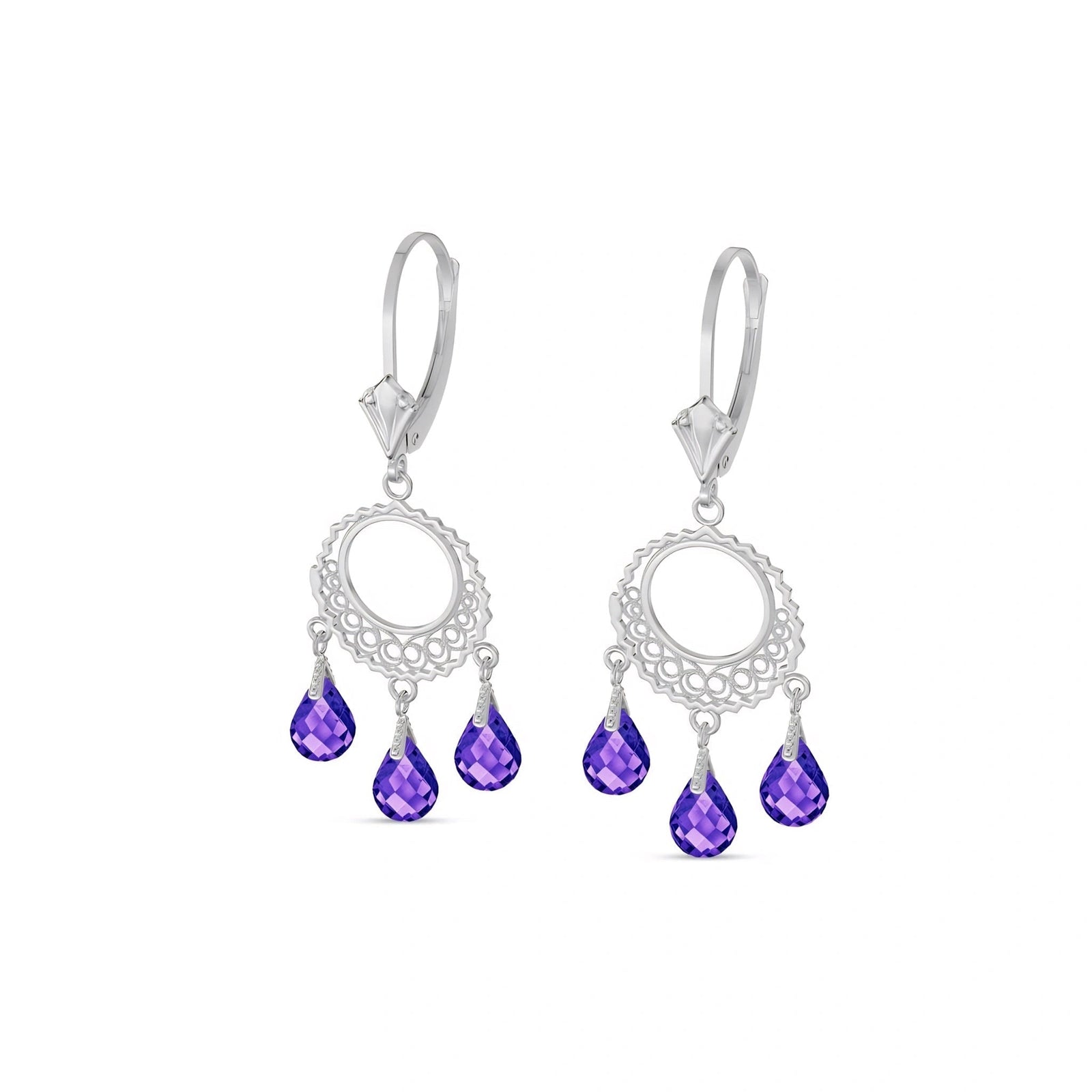 White Gold Amethyst — Mariacarina