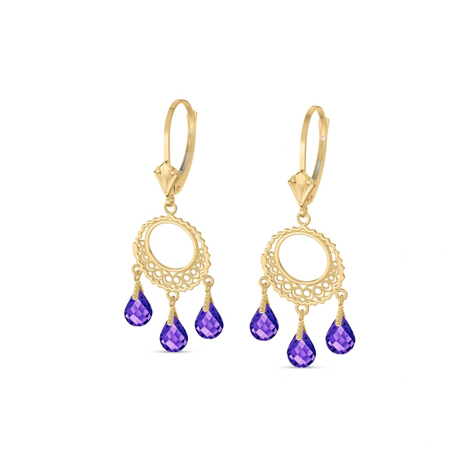 Yellow Gold Amethyst — Mariacarina
