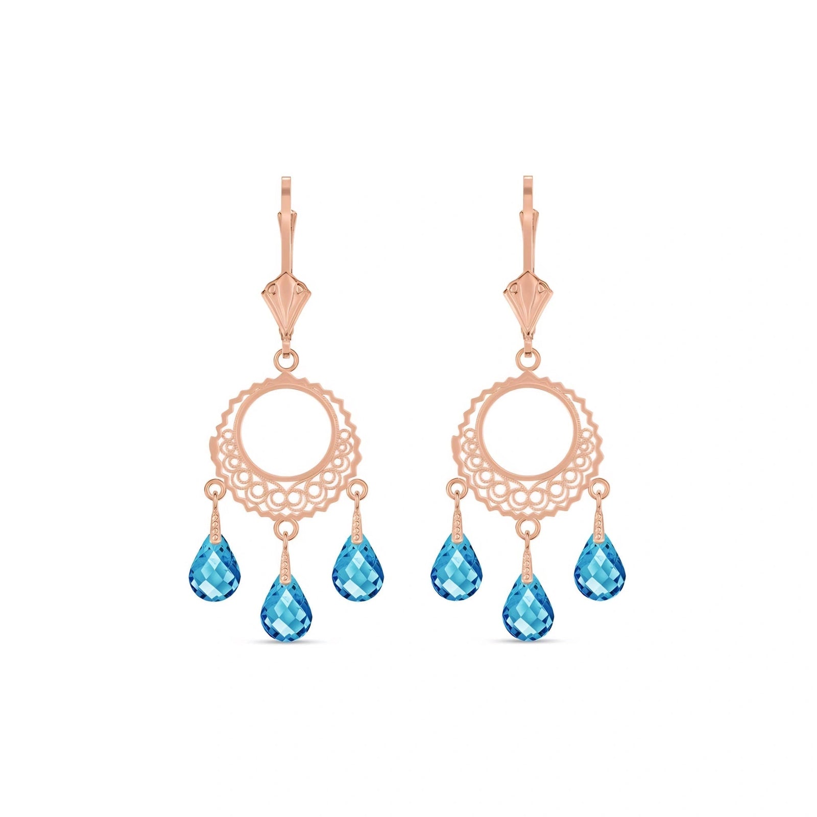 Rose Gold Blue Topaz — Mariacarina
