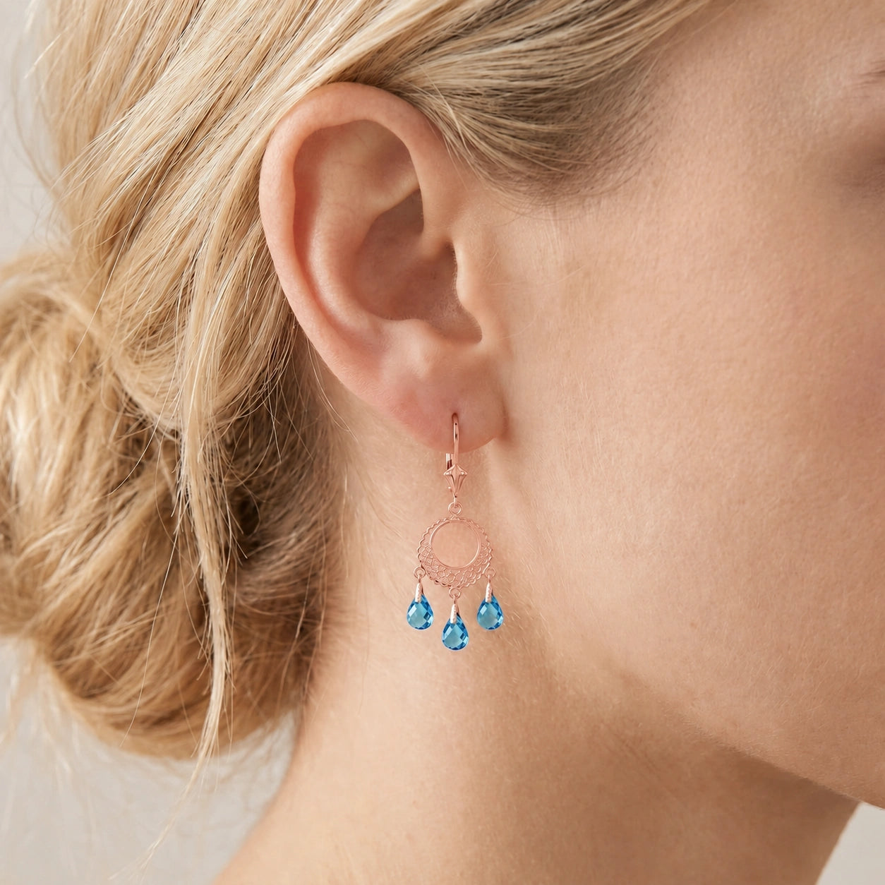 Rose Gold Blue Topaz — Mariacarina