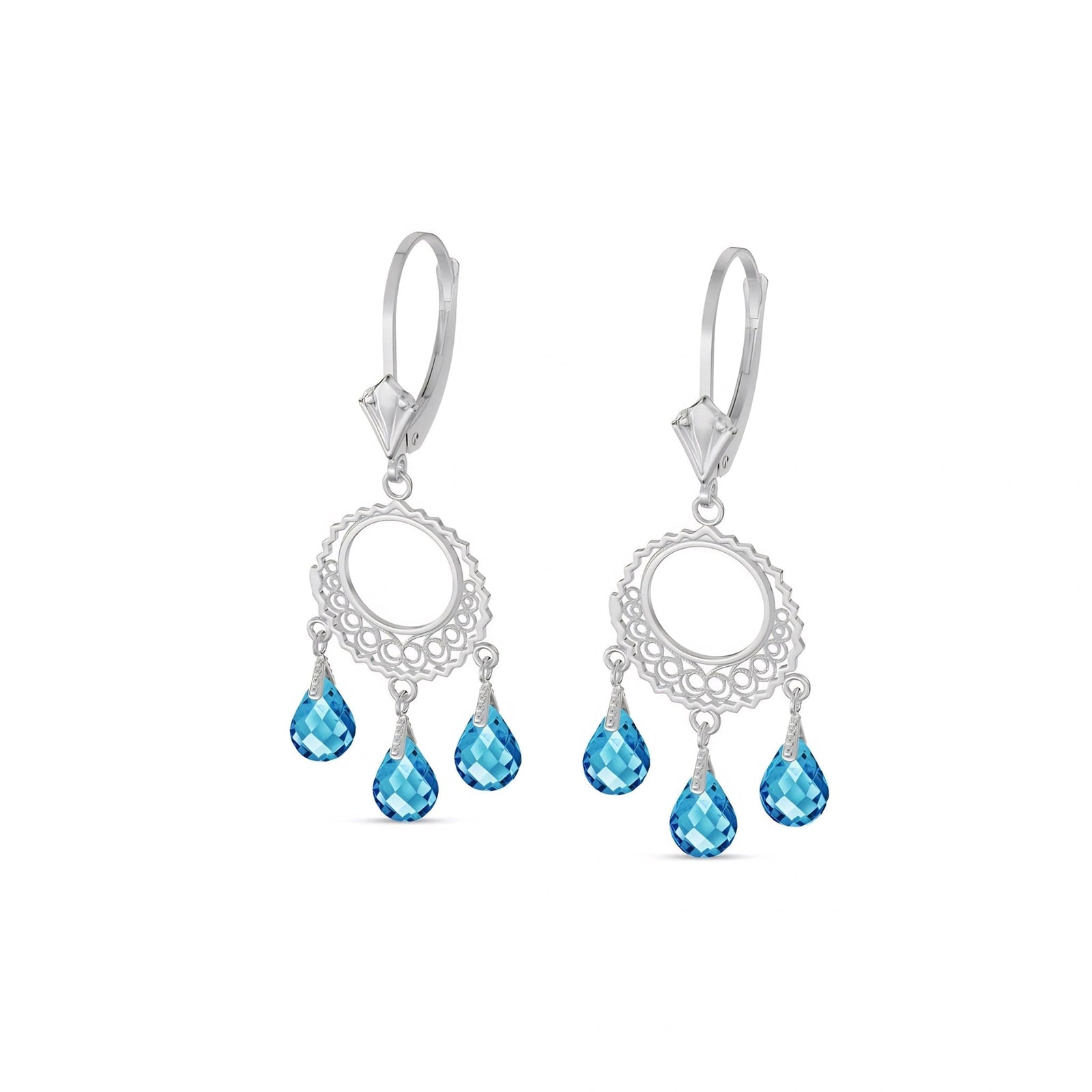 White Gold Blue Topaz — Mariacarina