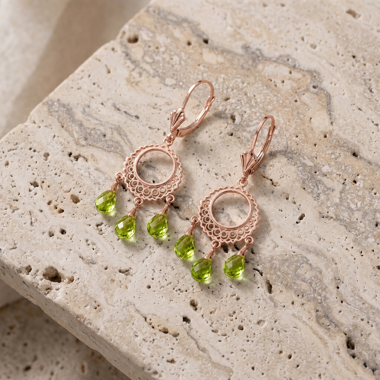 Rose Gold Peridot — Mariacarina