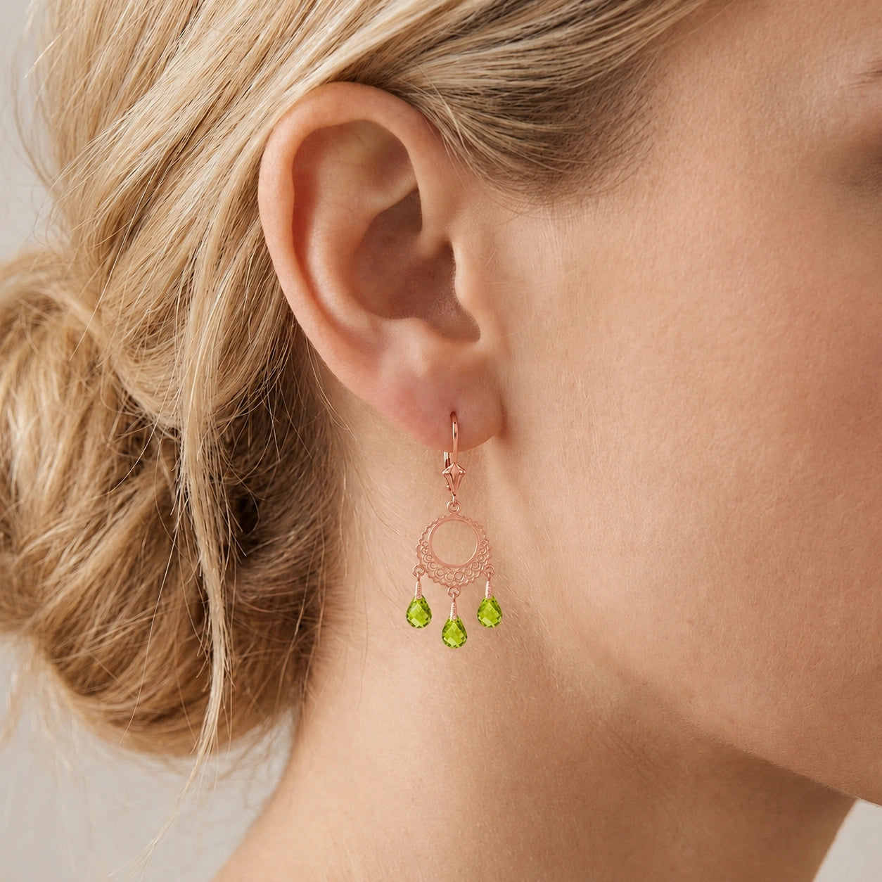 Rose Gold Peridot — Mariacarina