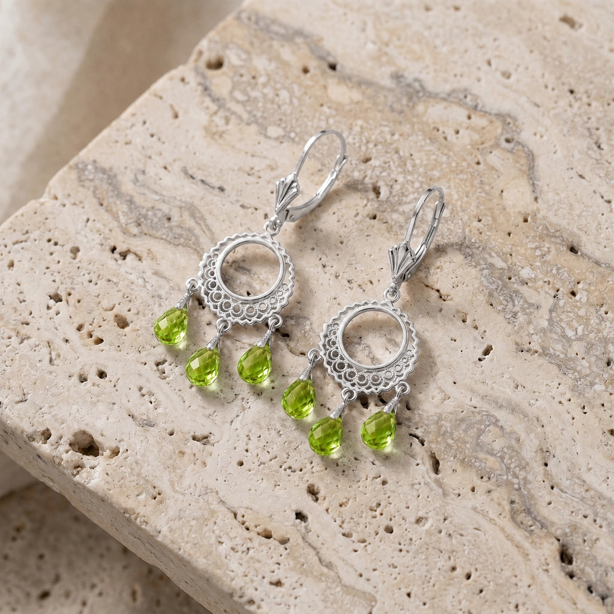 White Gold Peridot — Mariacarina