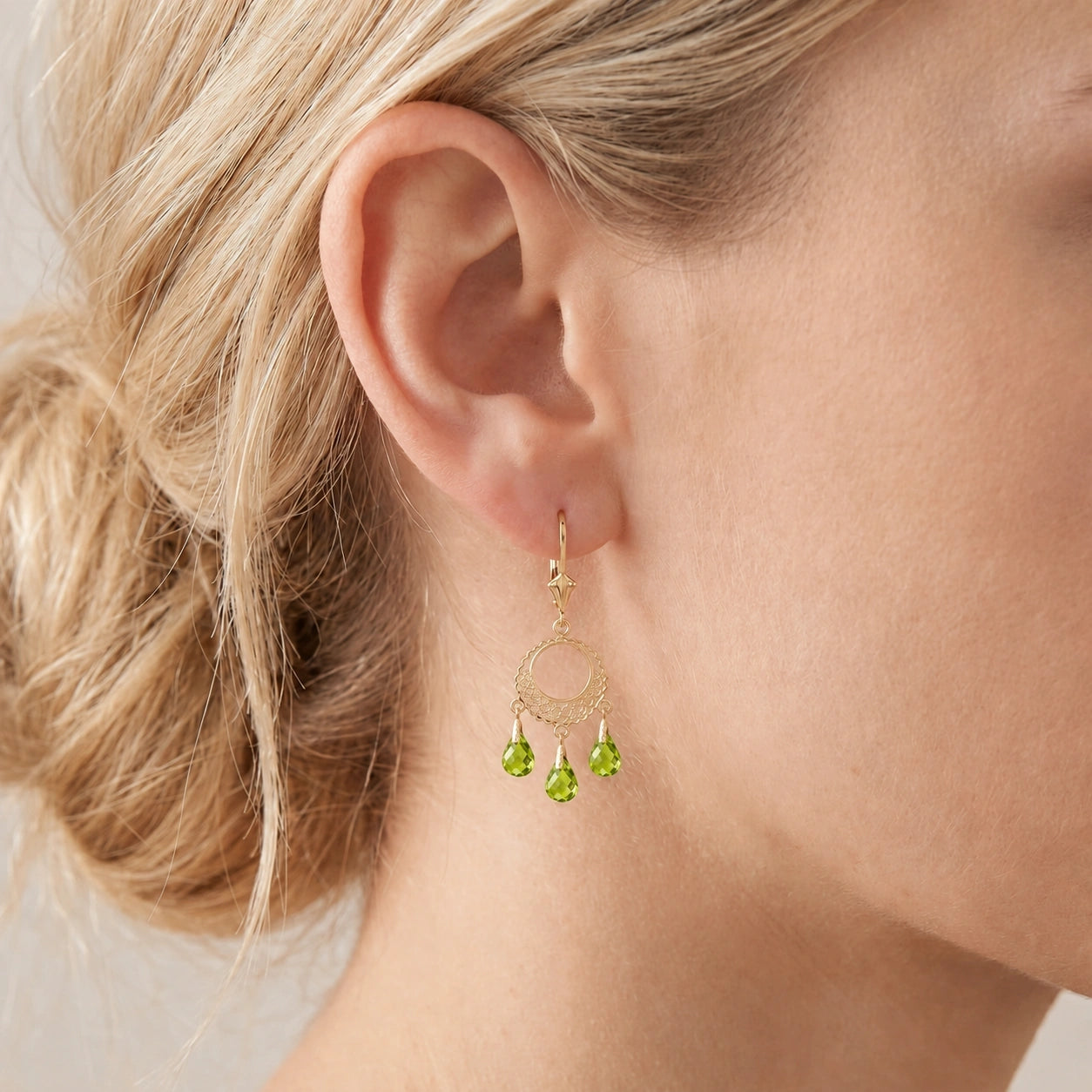 Yellow Gold Peridot — Mariacarina