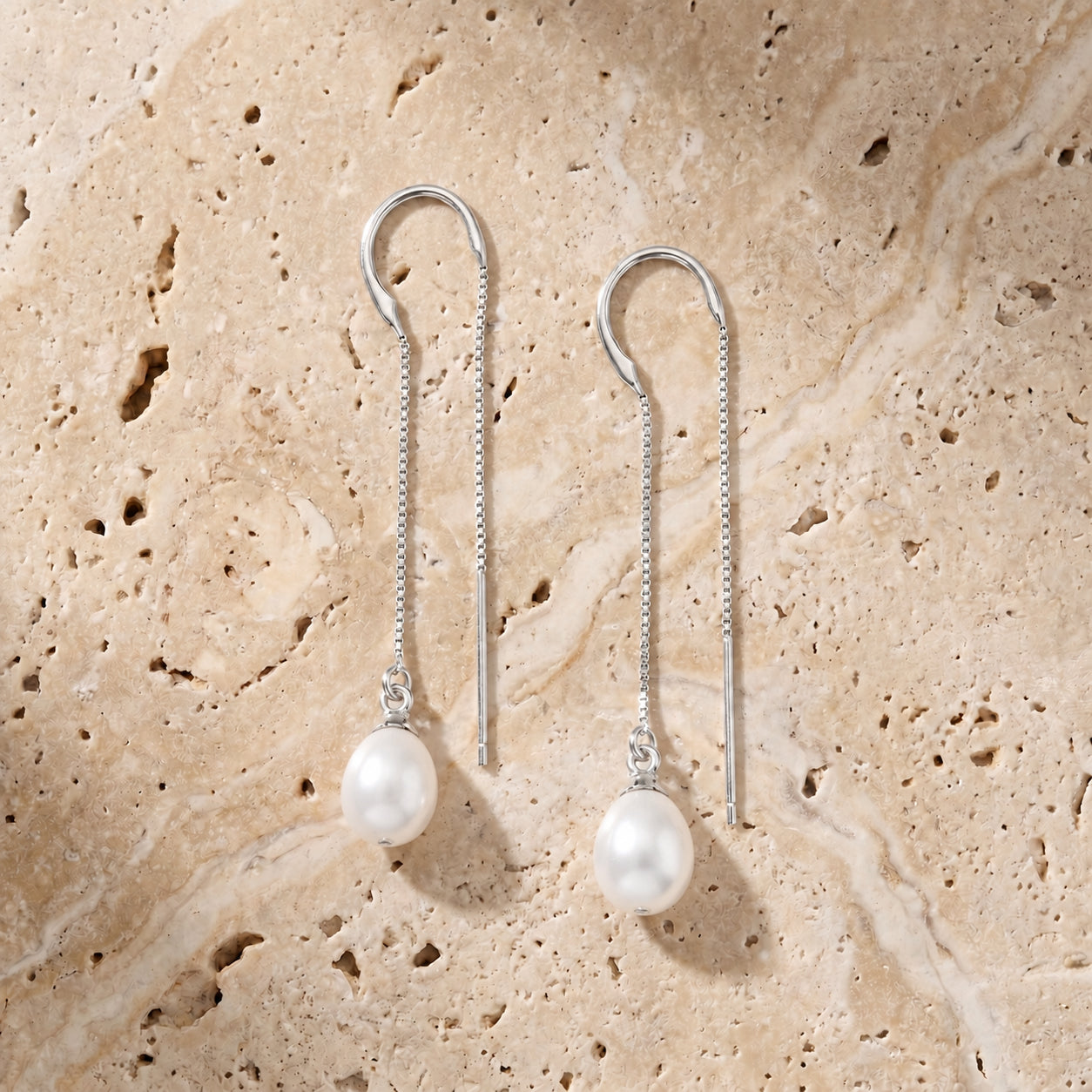 White Gold Earrings Green Amethyst 10K — Egle