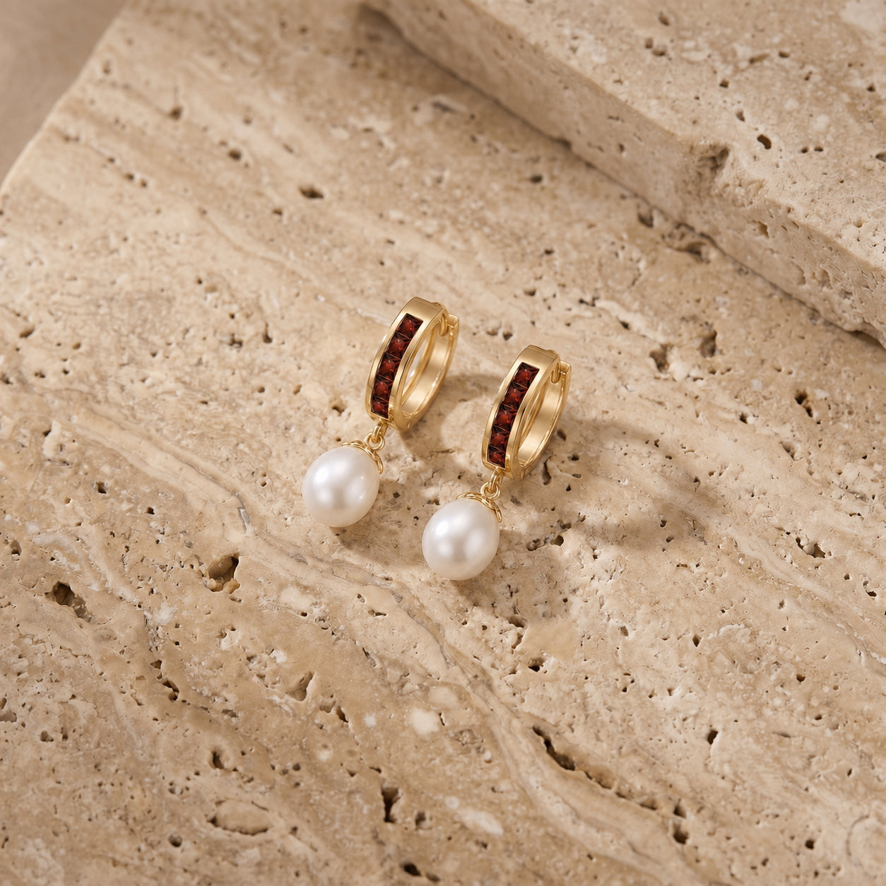 Yellow Gold Bloom Earrings Peridot 10K — Battistina
