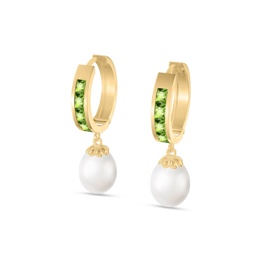 Yellow Gold Bloom Earrings Amethyst 10K — Battistina