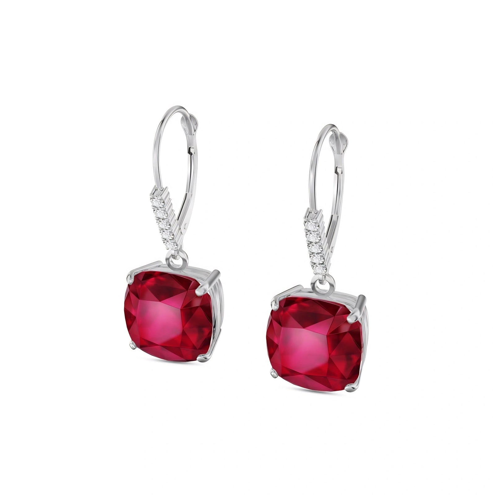 White Gold Diamond & Ruby — Mariacassandra