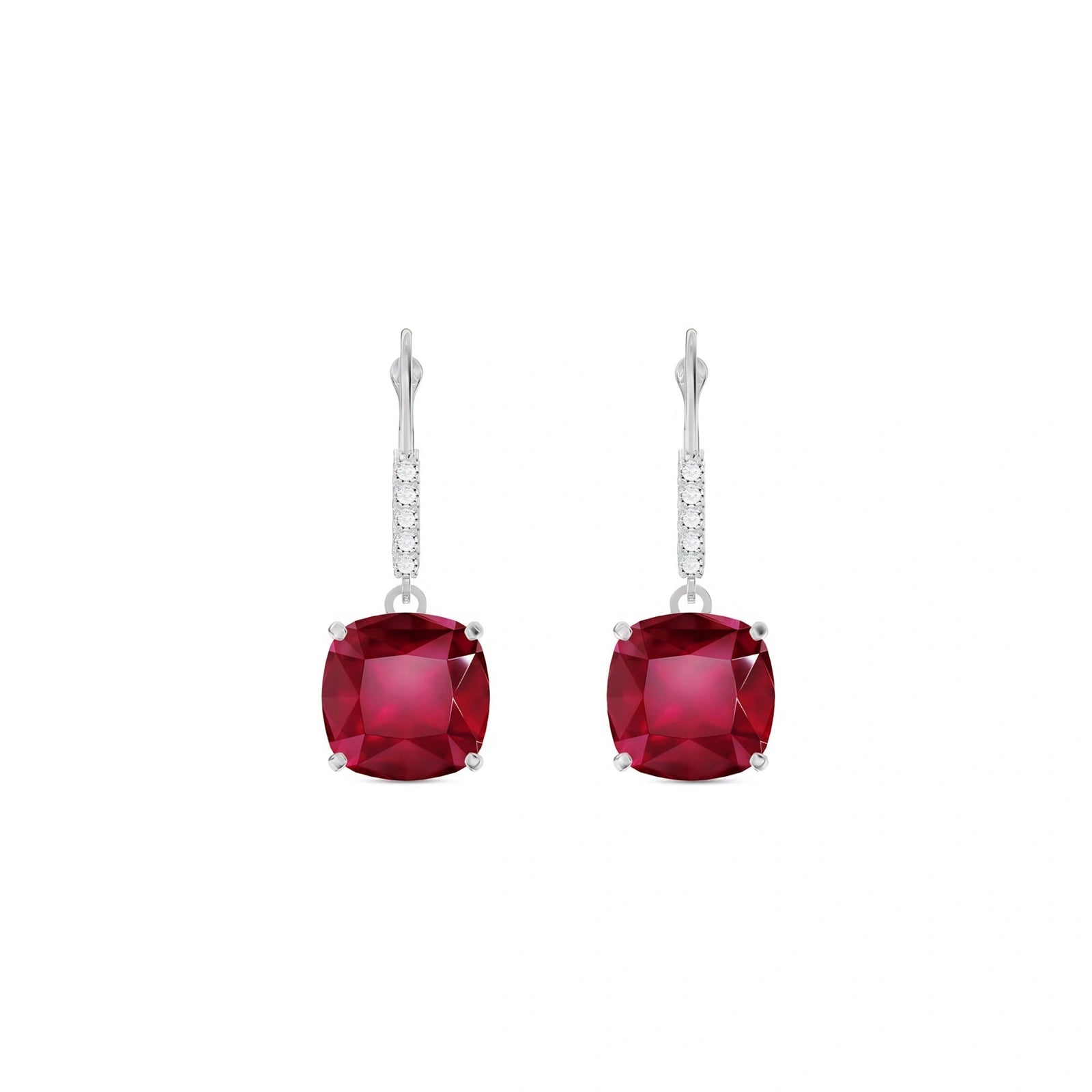 White Gold Diamond & Ruby — Mariacassandra