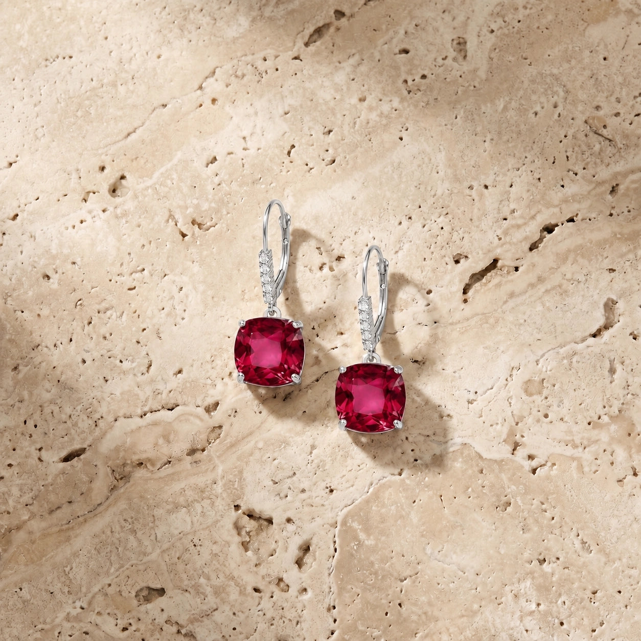 White Gold Diamond & Ruby — Mariacassandra