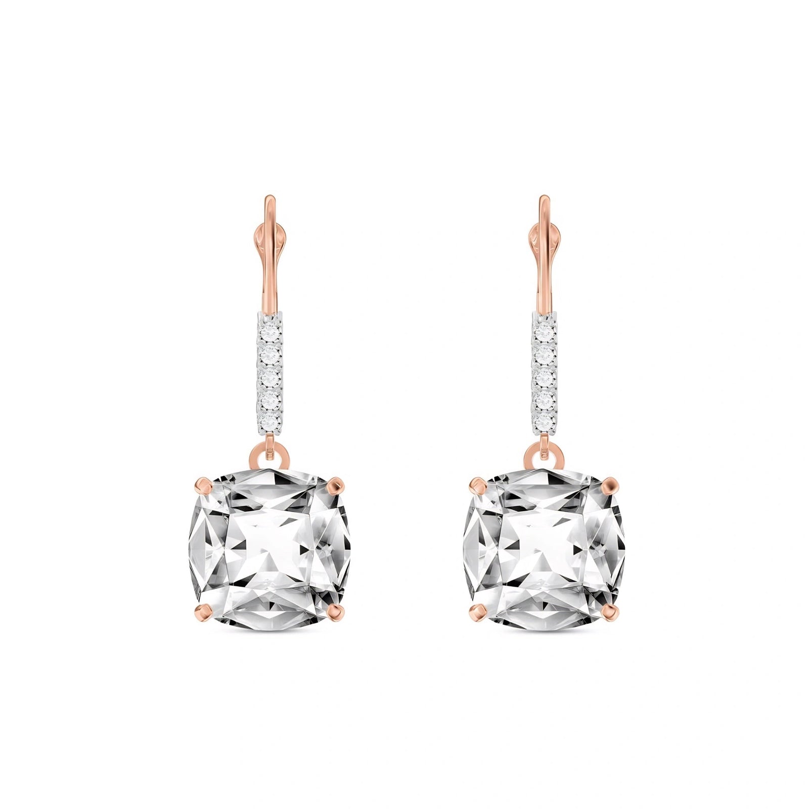 Rose Gold Diamond & White Topaz — Mariacassandra