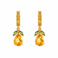 Yellow Gold Peridot & Citrine — Mariacecilia