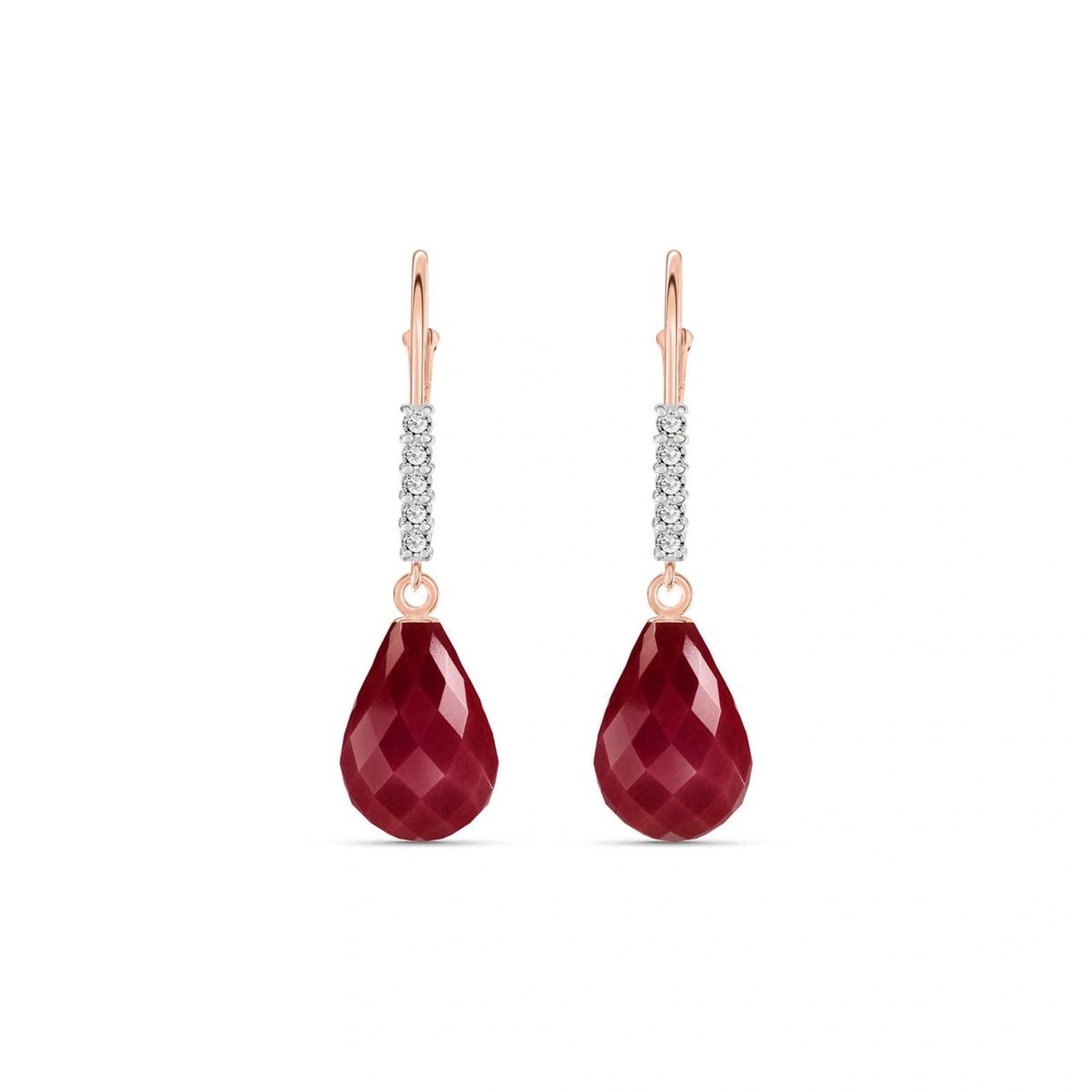 Rose Gold Diamond & Ruby — Mariaceleste