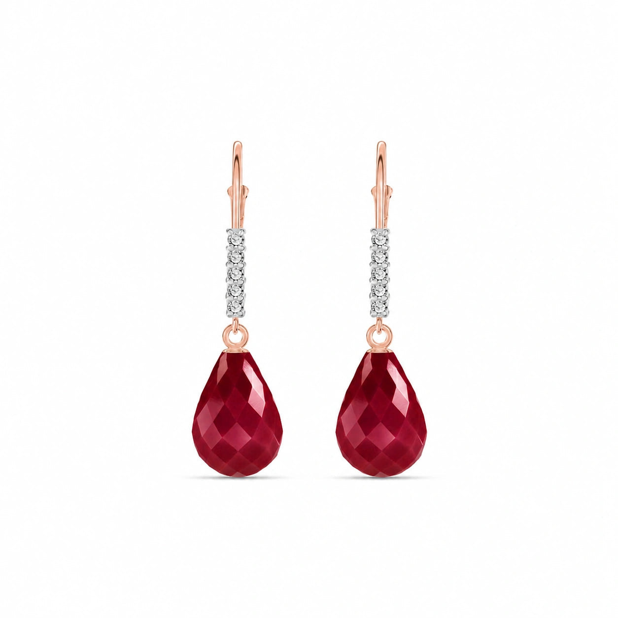 Rose Gold Diamond & Ruby — Mariaceleste