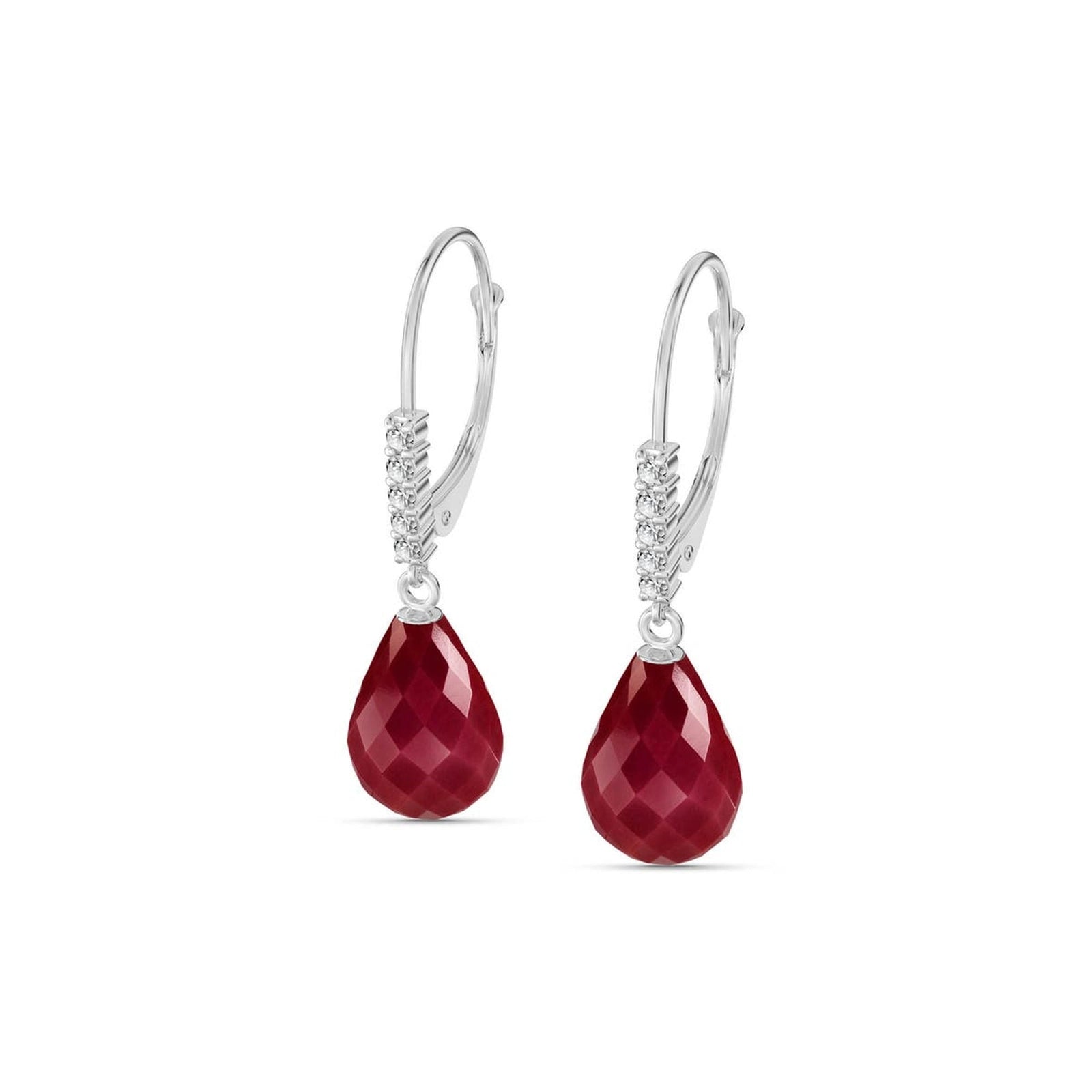 White Gold Diamond & Ruby — Mariaceleste