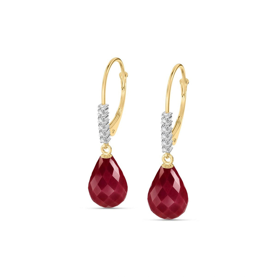 Yellow Gold Diamond & Ruby — Mariaceleste
