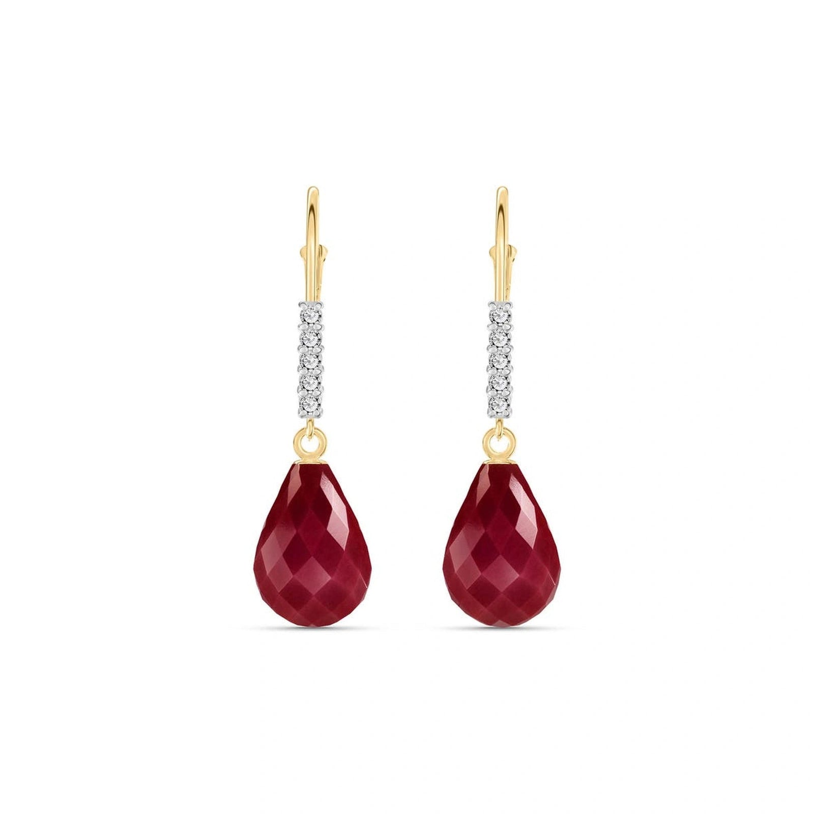 Yellow Gold Diamond & Ruby — Mariaceleste
