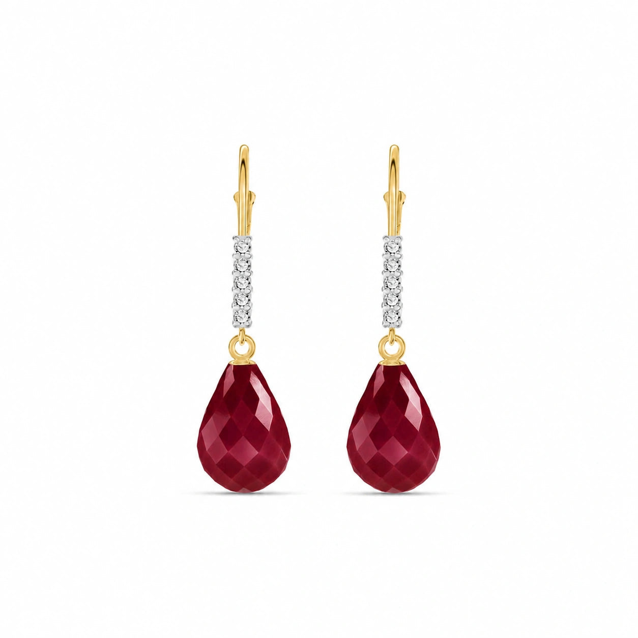 Yellow Gold Diamond & Ruby — Mariaceleste