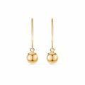 Yellow Gold Bloom Earrings Pearl 10K — Alessia