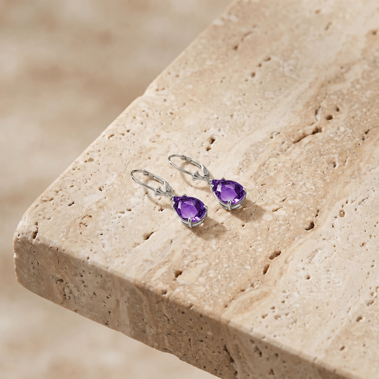 White Gold Amethyst — Mariacinzia