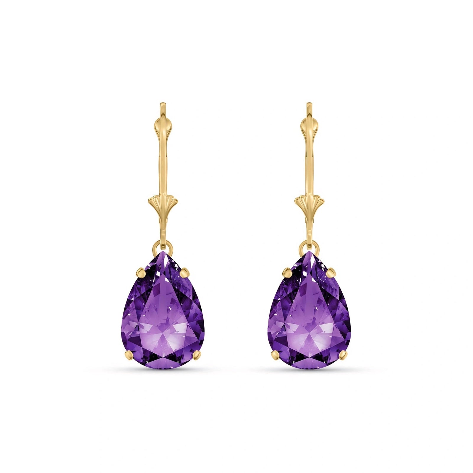 Yellow Gold Amethyst — Mariacinzia