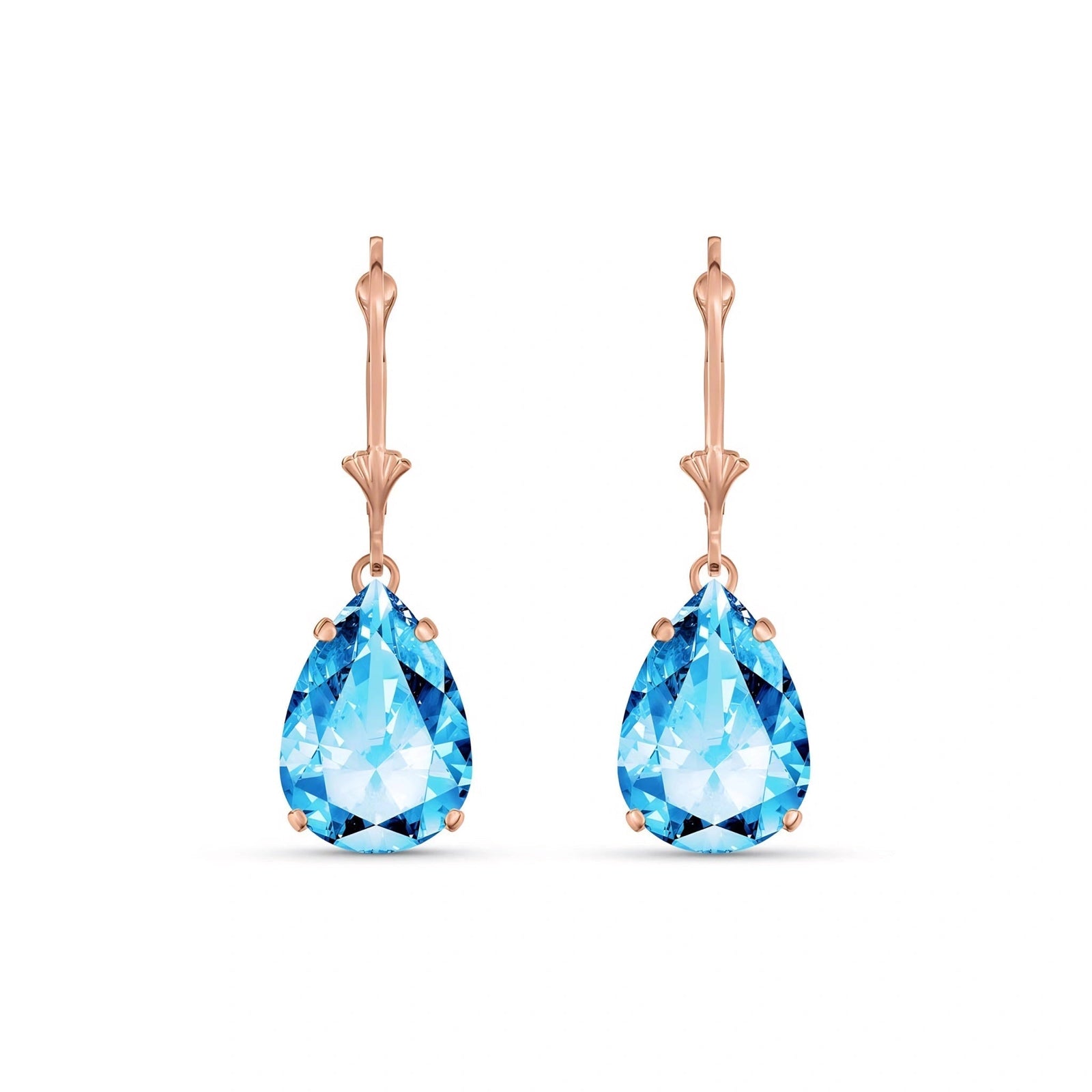 Rose Gold Blue Topaz — Mariacinzia