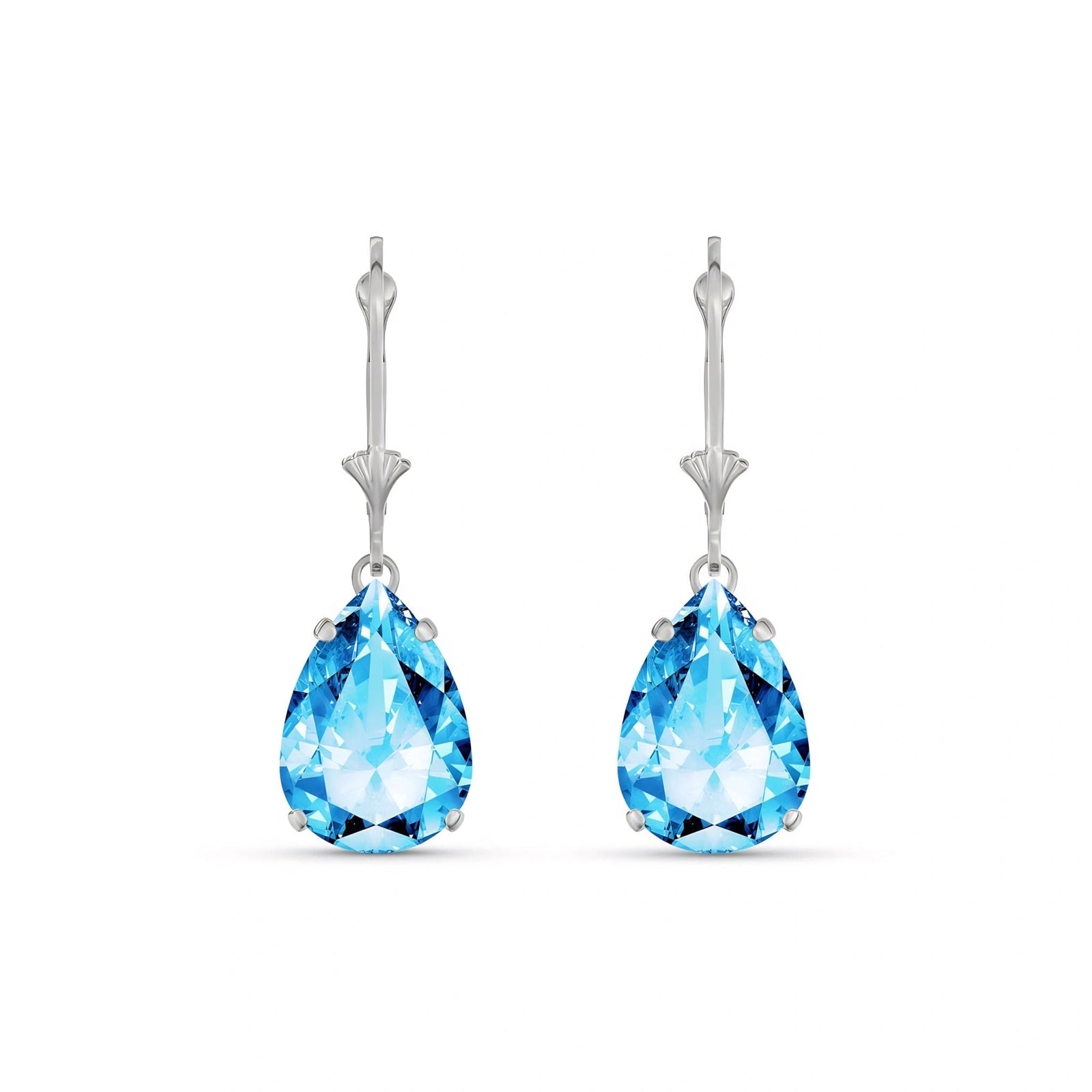 White Gold Blue Topaz — Mariacinzia