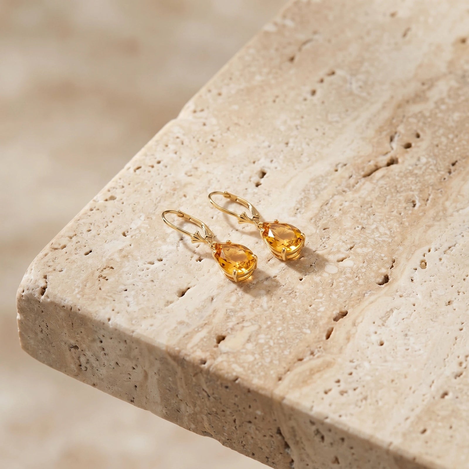 Yellow Gold Citrine — Mariacinzia