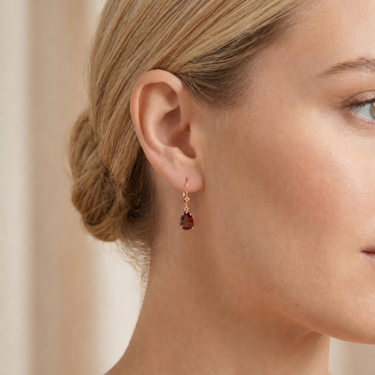 Rose Gold Garnet — Mariacinzia