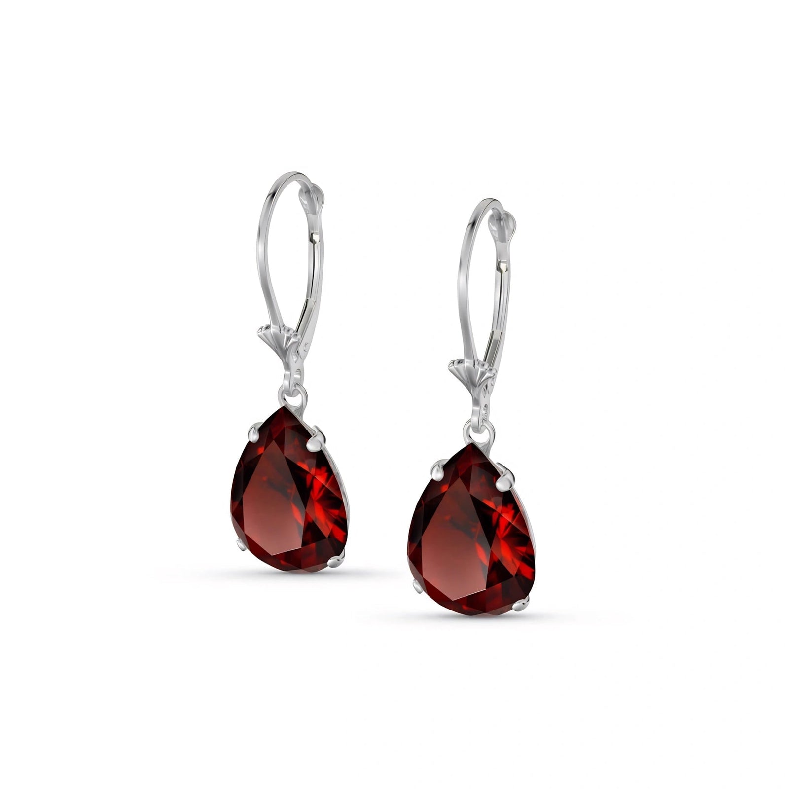 White Gold Garnet — Mariacinzia