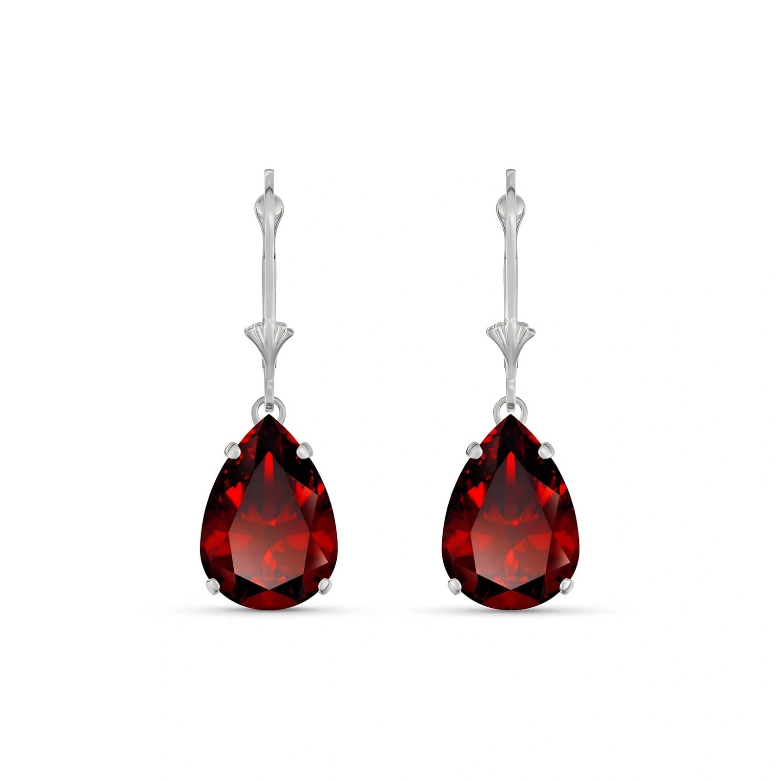 White Gold Garnet — Mariacinzia
