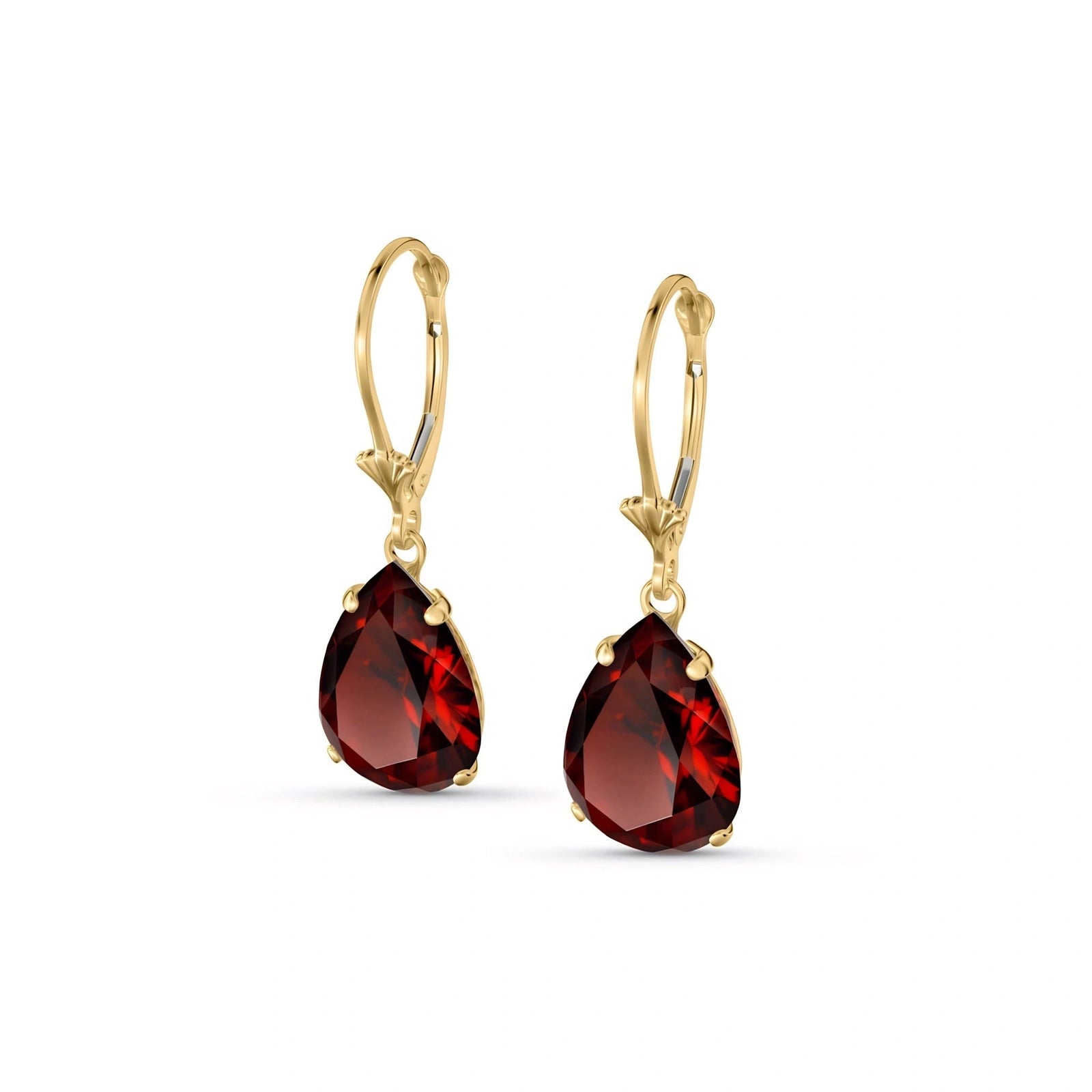 Yellow Gold Garnet — Mariacinzia