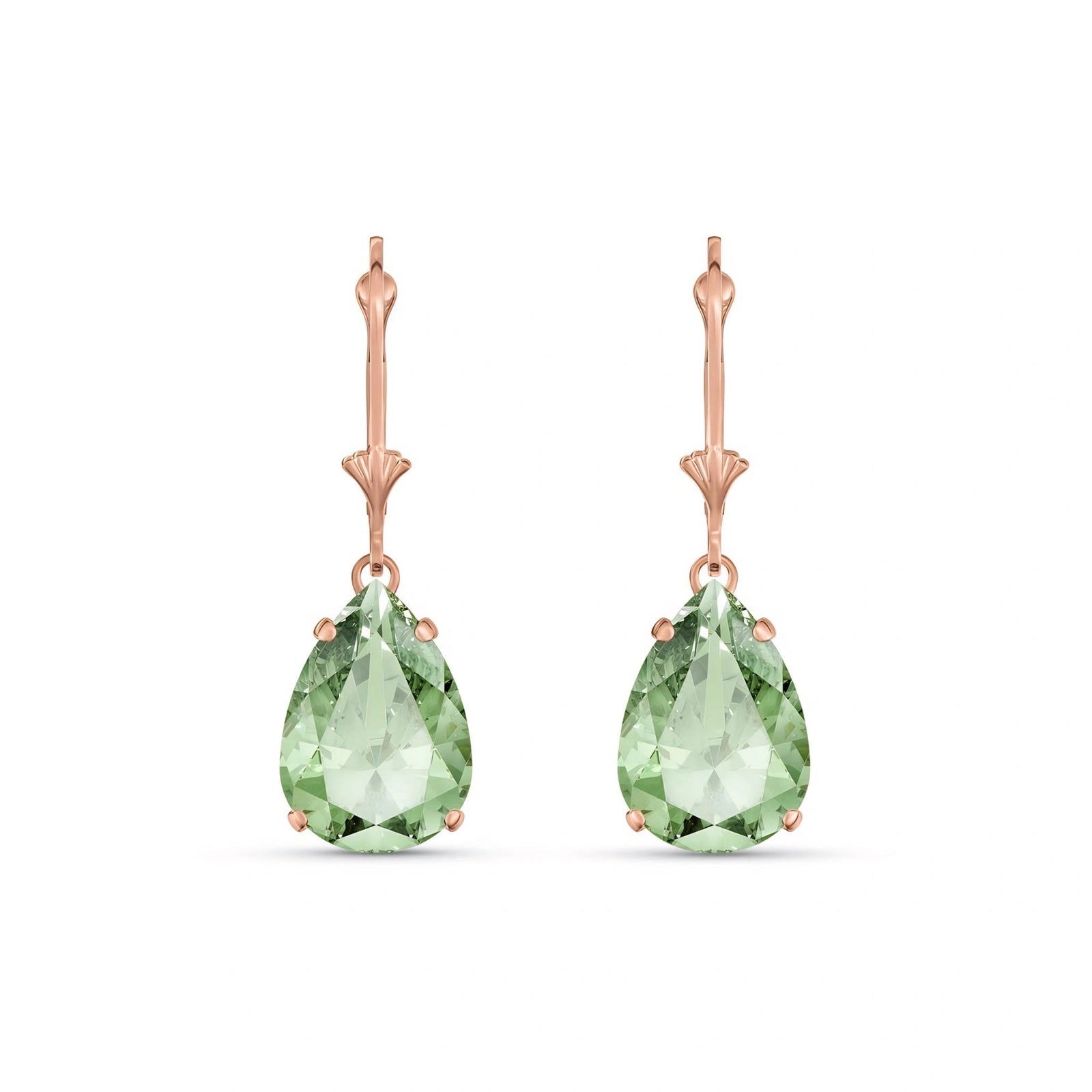 Rose Gold Green Amethyst — Mariacinzia