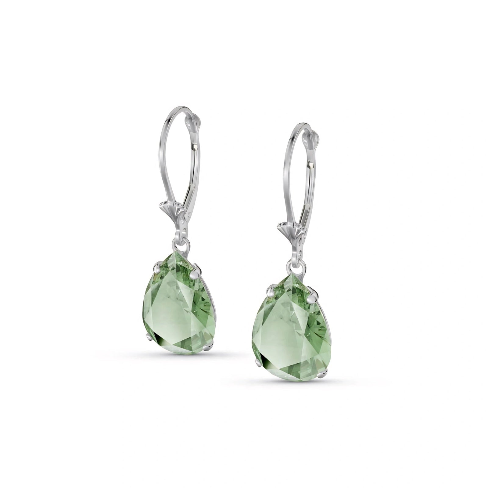 White Gold Green Amethyst — Mariacinzia