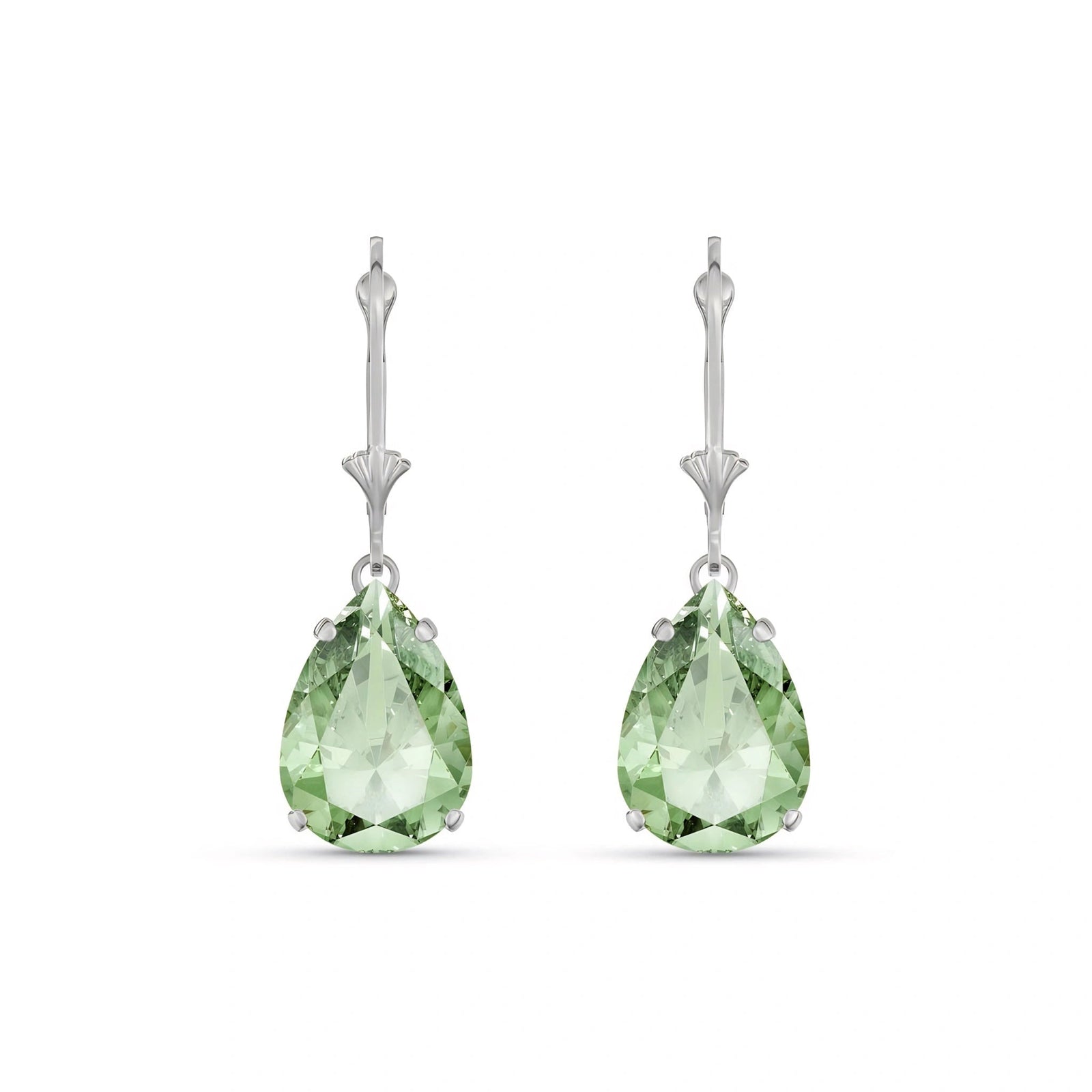 White Gold Green Amethyst — Mariacinzia