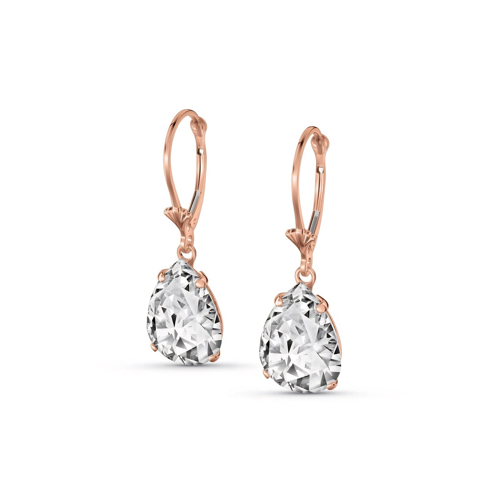 Rose Gold White Topaz — Mariacinzia
