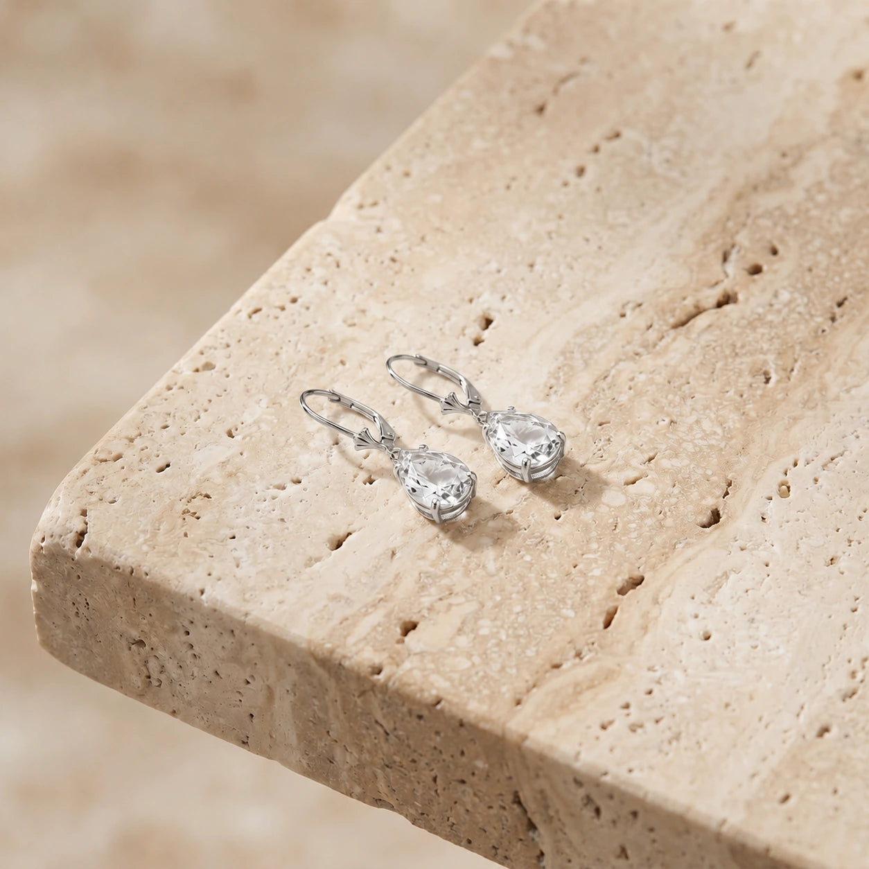 White Gold White Topaz — Mariacinzia