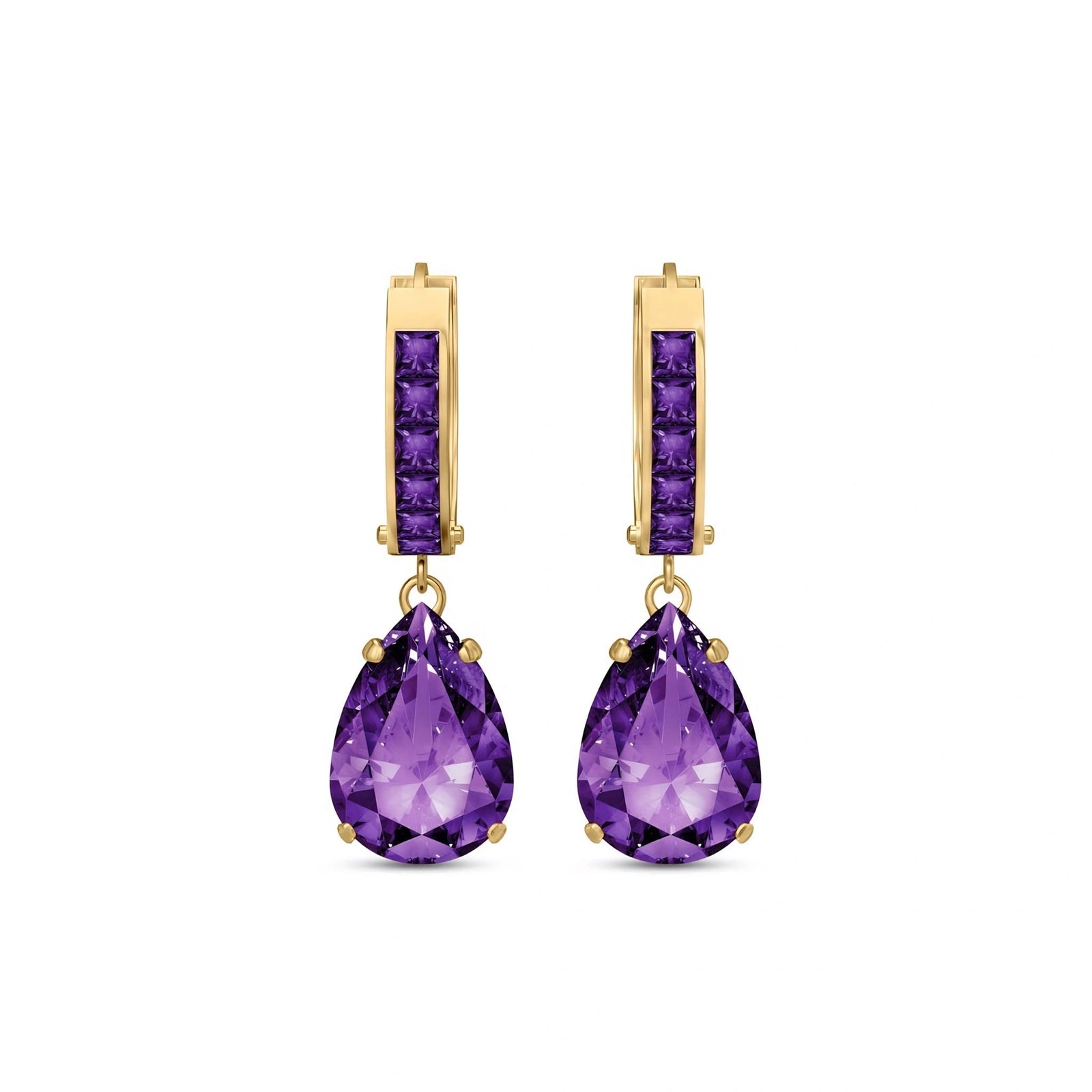 Yellow Gold Amethyst — Mariaclementina