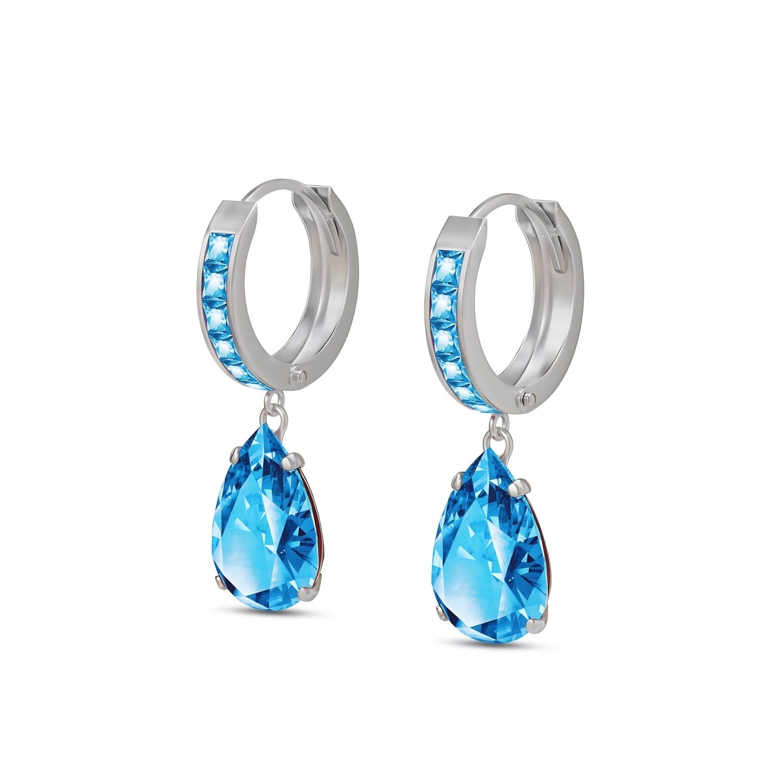 White Gold Blue Topaz — Mariaclementina