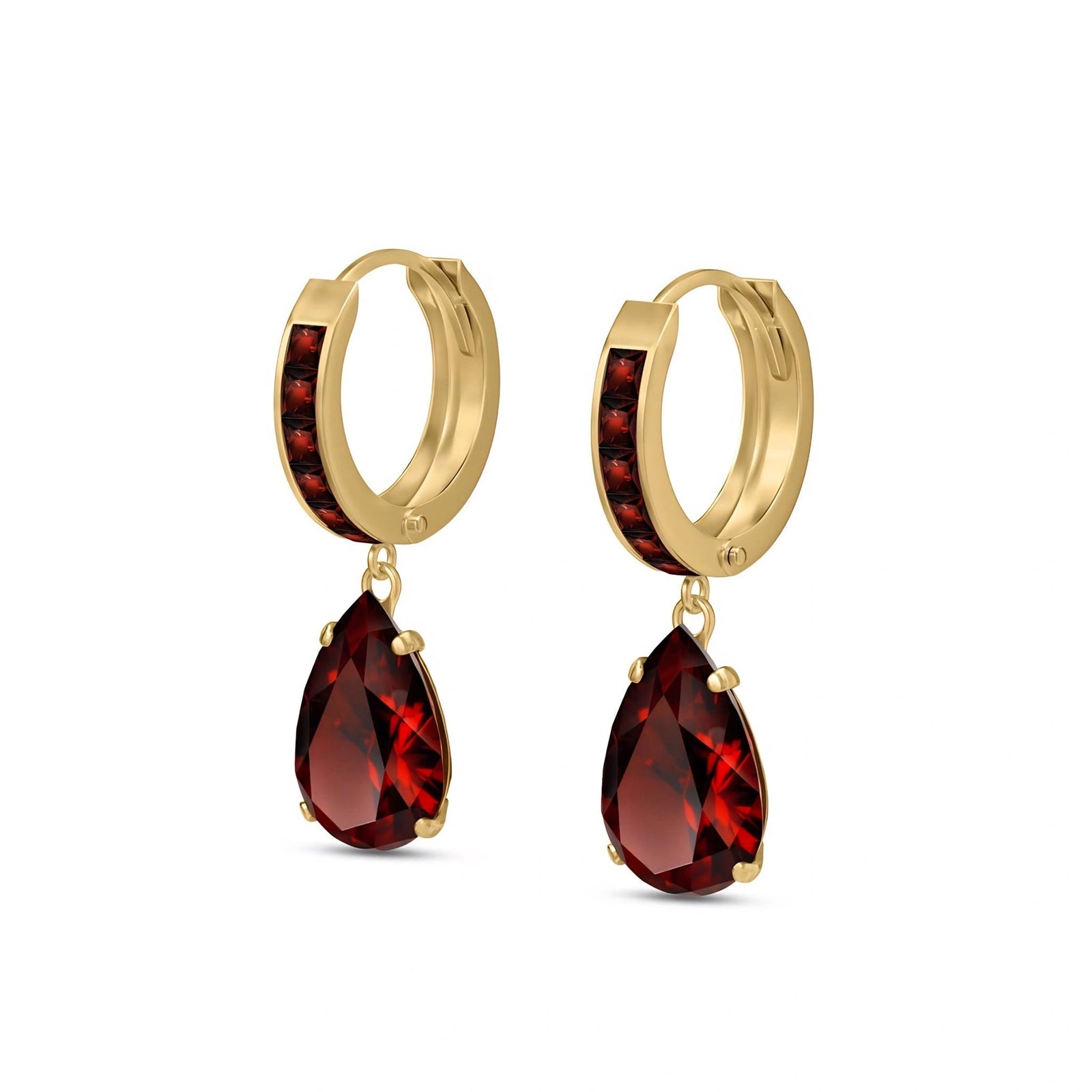 Yellow Gold Garnet — Mariaclementina